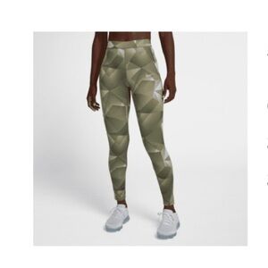 Nike Training Leggings - Olive Canvas